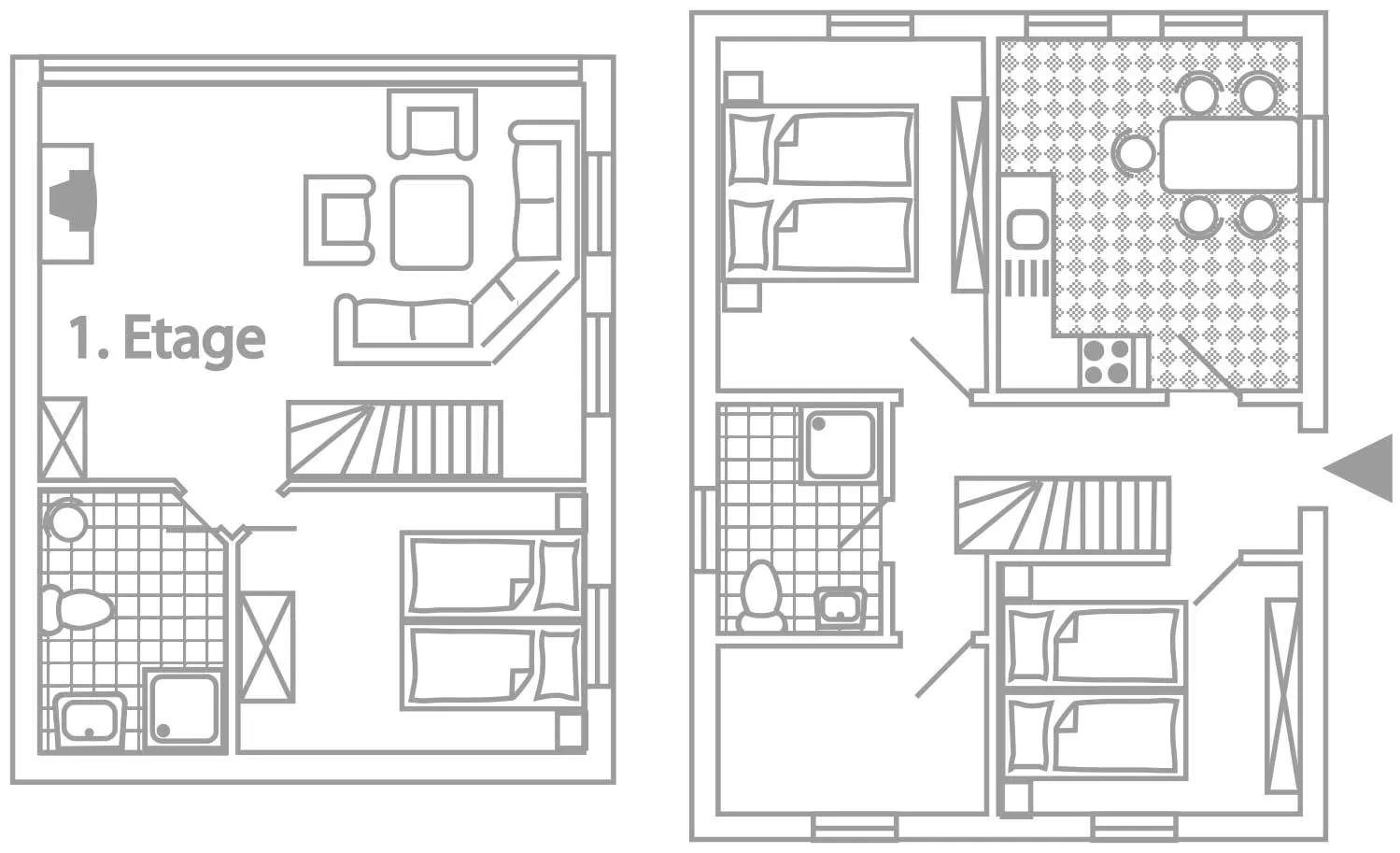 Grundriss Küstenhaus